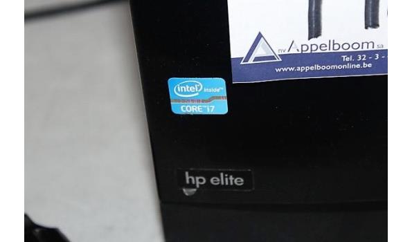 computer HP, type Elite, intel core i7, werking niet gekend, paswoord niet gekend